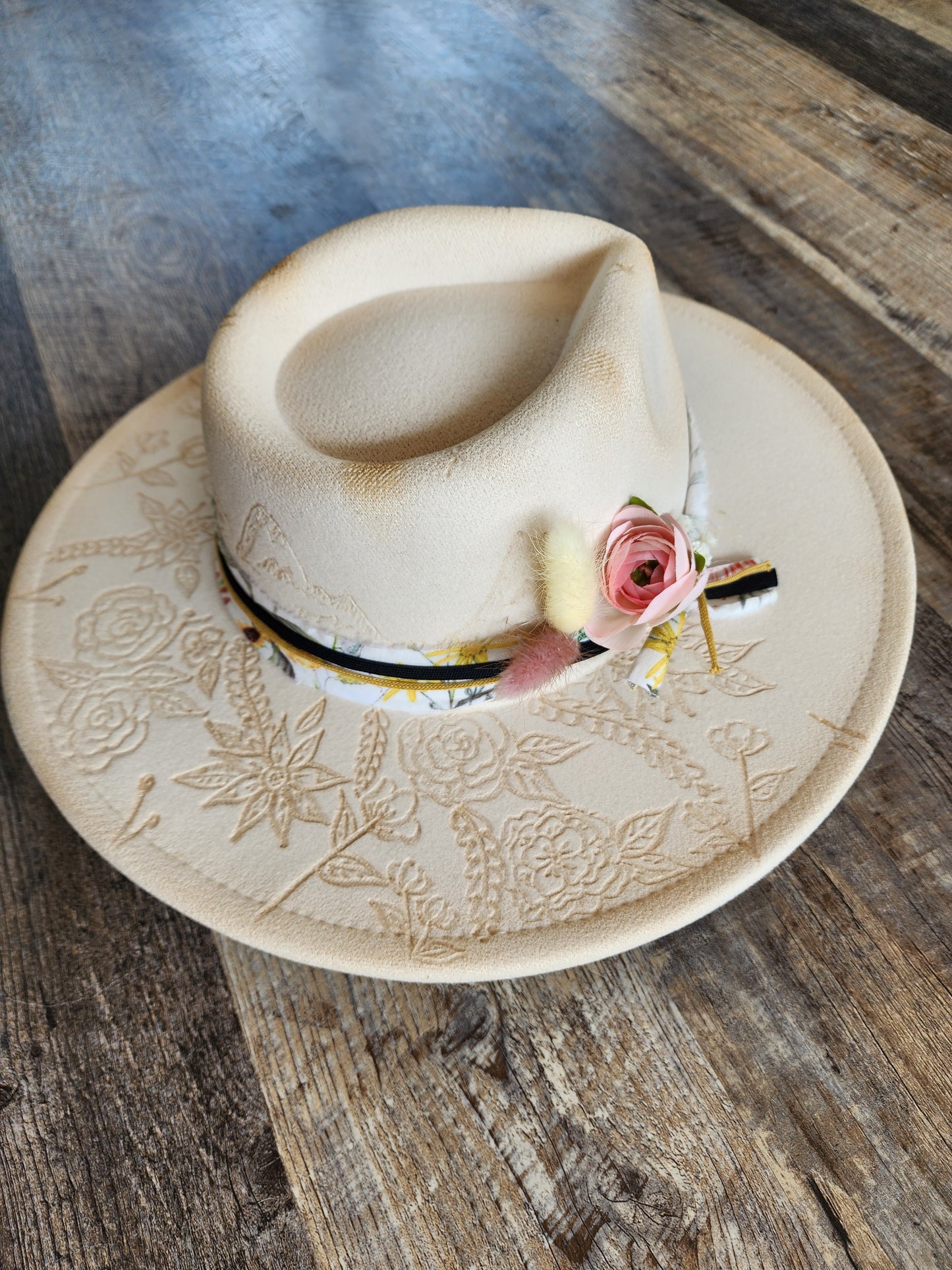 Wild & Free Burned Felt Hat
