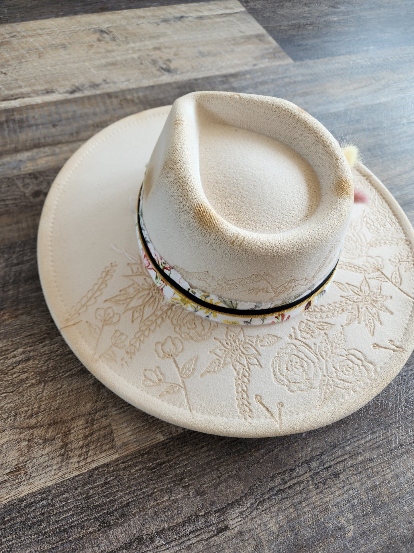 Wild & Free Burned Felt Hat