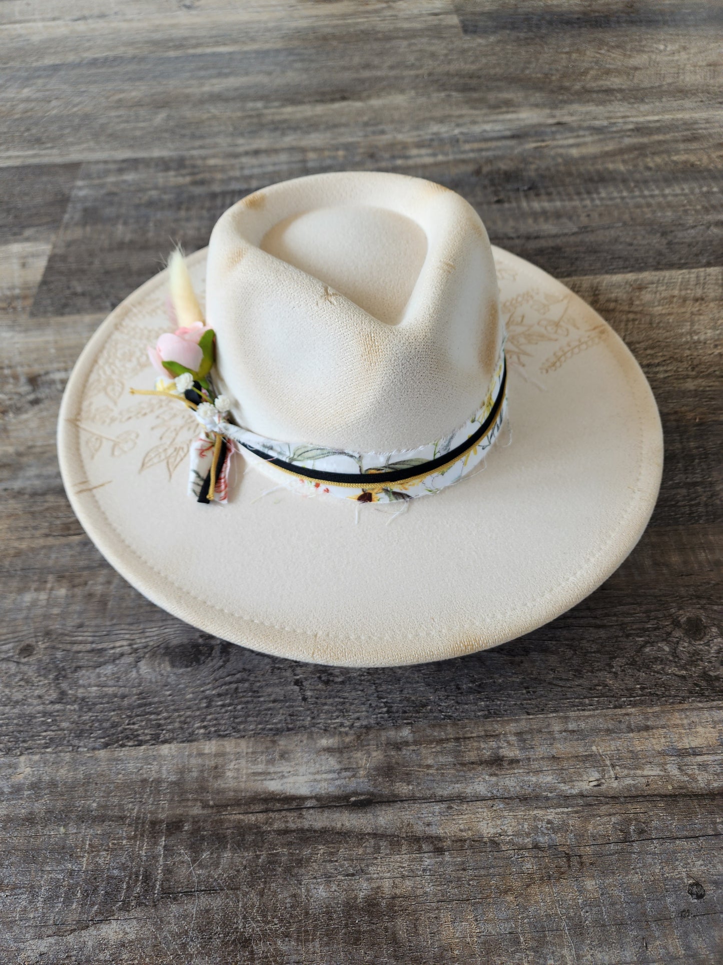 Wild & Free Burned Felt Hat