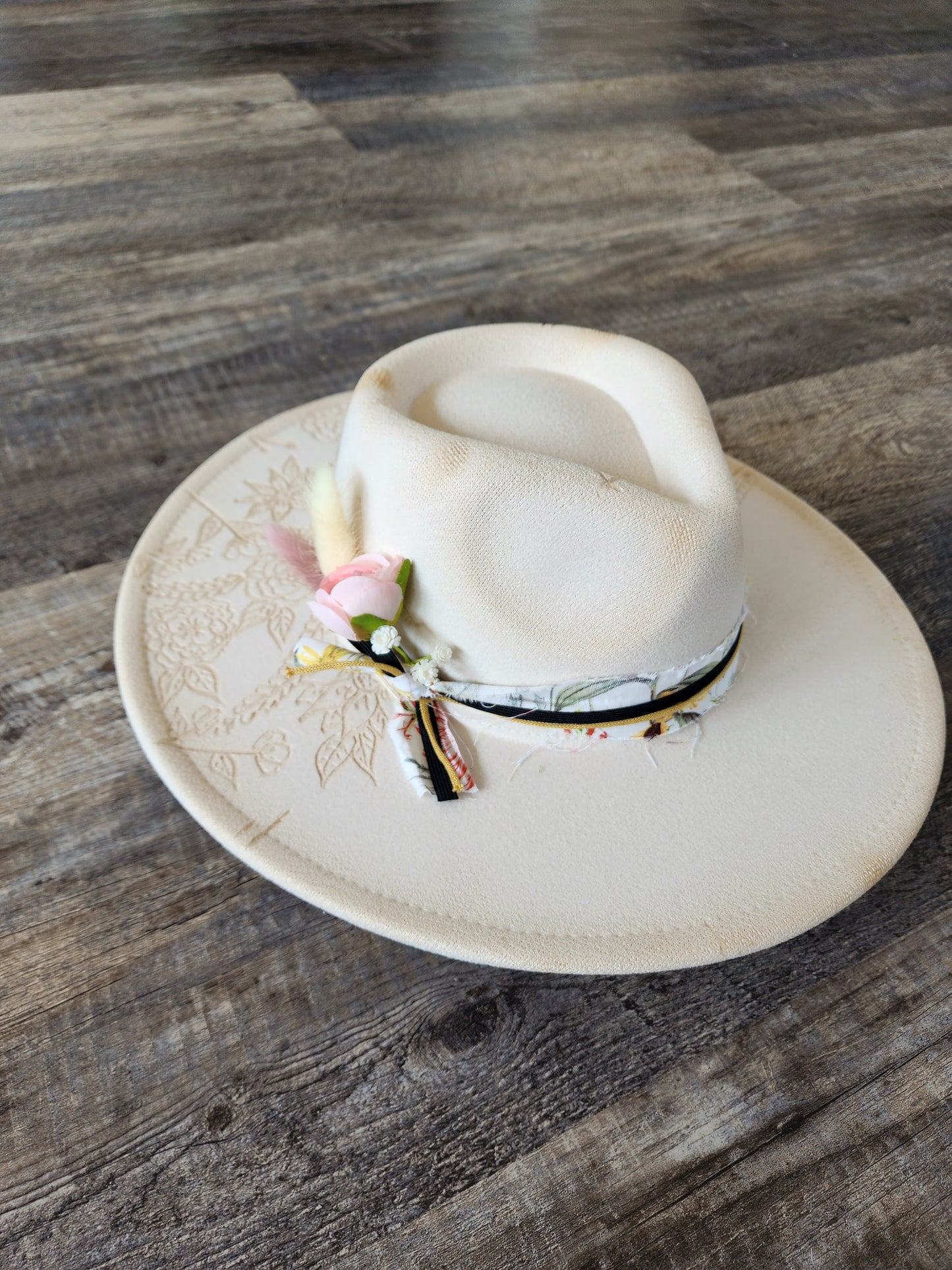 Wild & Free Burned Felt Hat