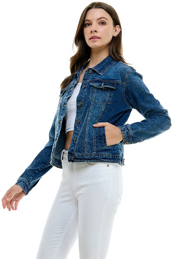 Ladies Casual Denim Jacket