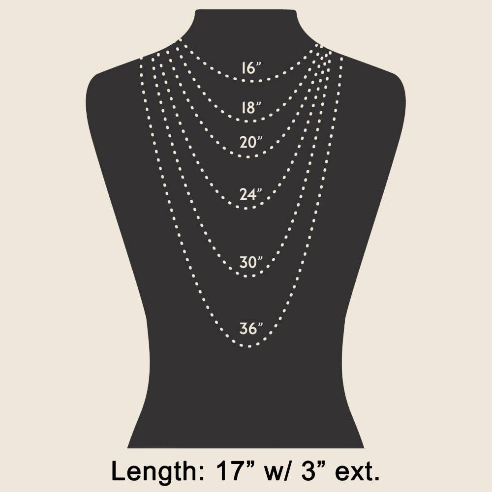 Mini Metallic Coins Long Chain Necklace