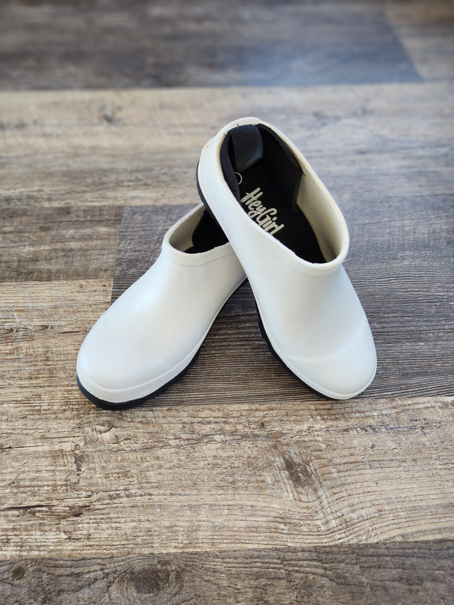 White Puddle Corkys Rain Boots