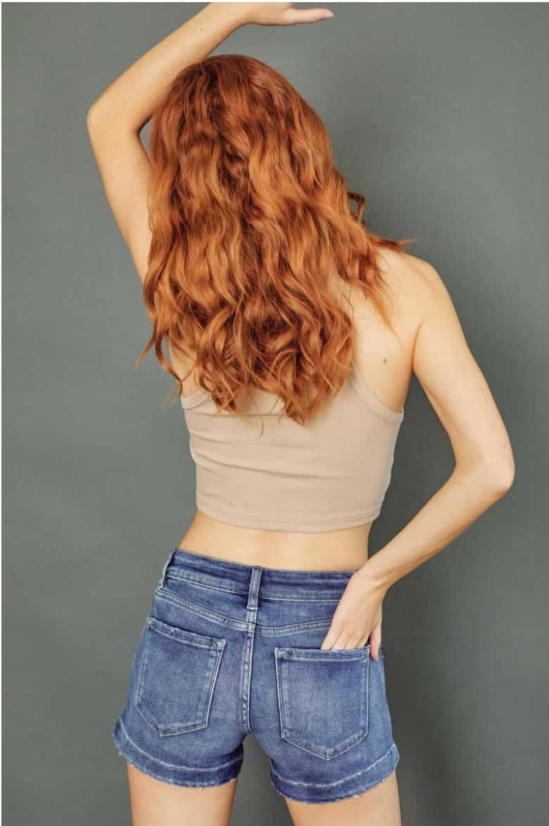 Medium Wash Kancan Shorts