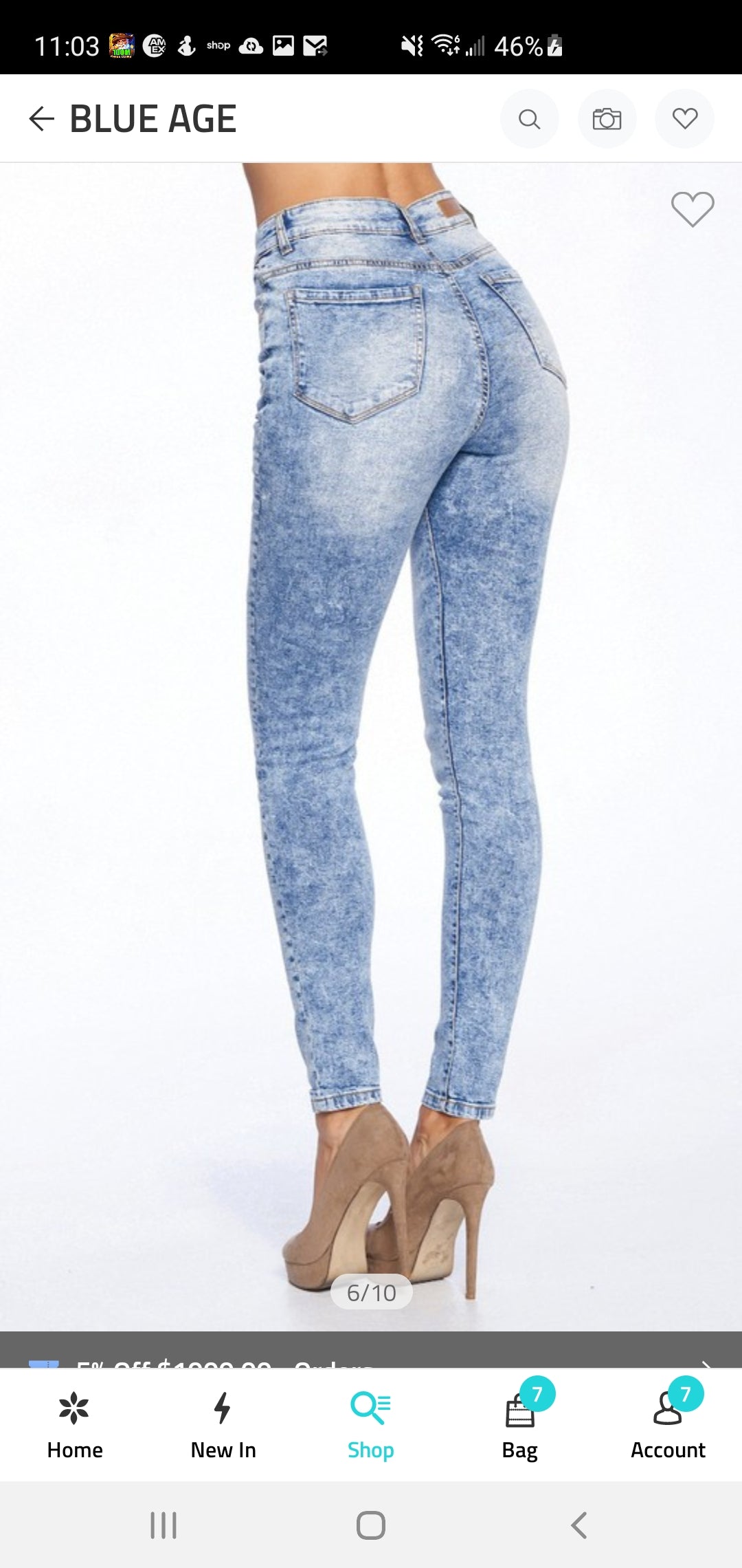 Snow Non Distressed Skinny Jeans