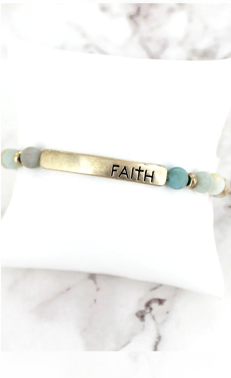 Faith Stone Bracelet