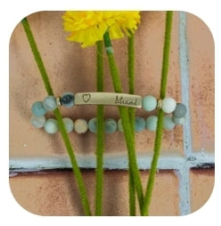 Blessed Mint Stone Bracelet