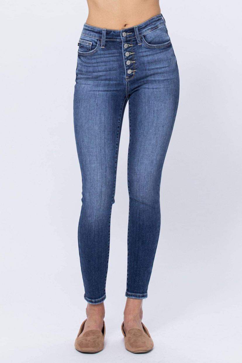 Judy Blue High Rise Non-Distressed Jeans