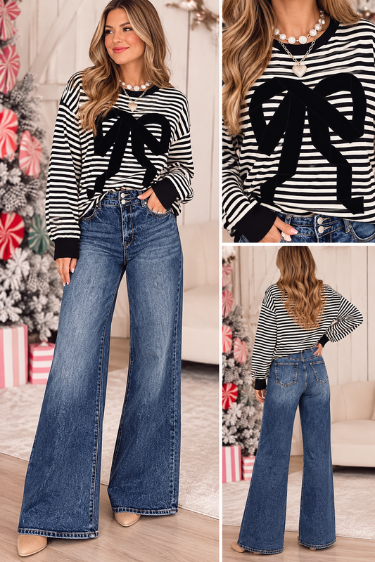 Blue Acid Wash Jeans (Light or Dark Wash) RTS