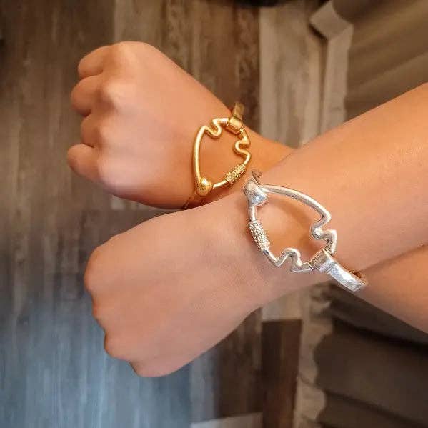 Bling Arrowhead Cuff Bracelet