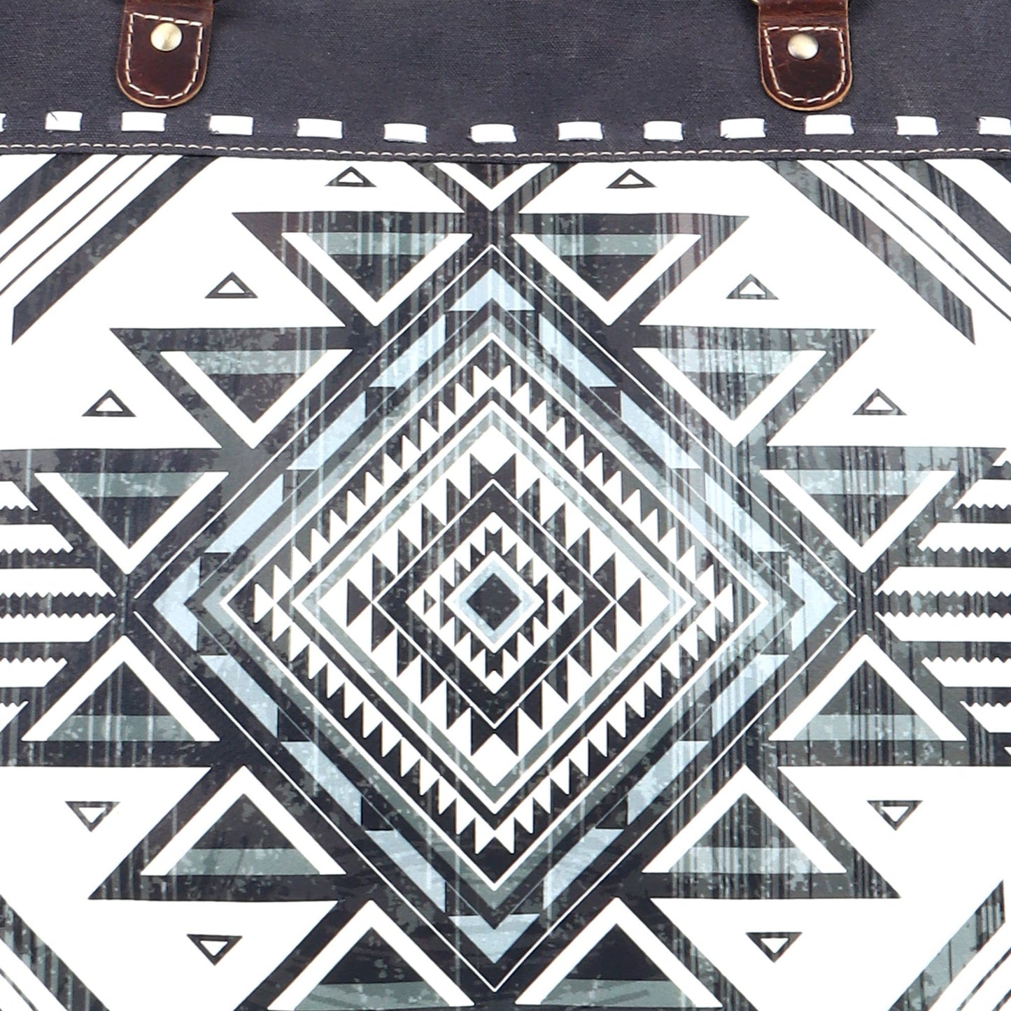 Canvas & Leather Weekender Bag
