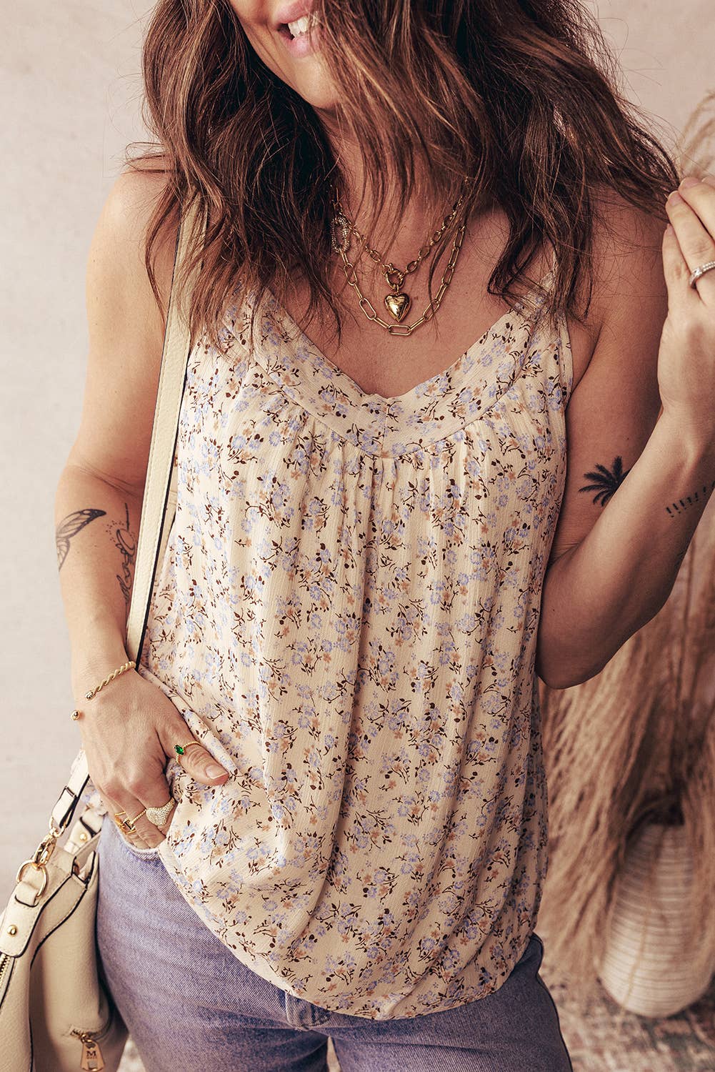 Boho Floral Tank Top