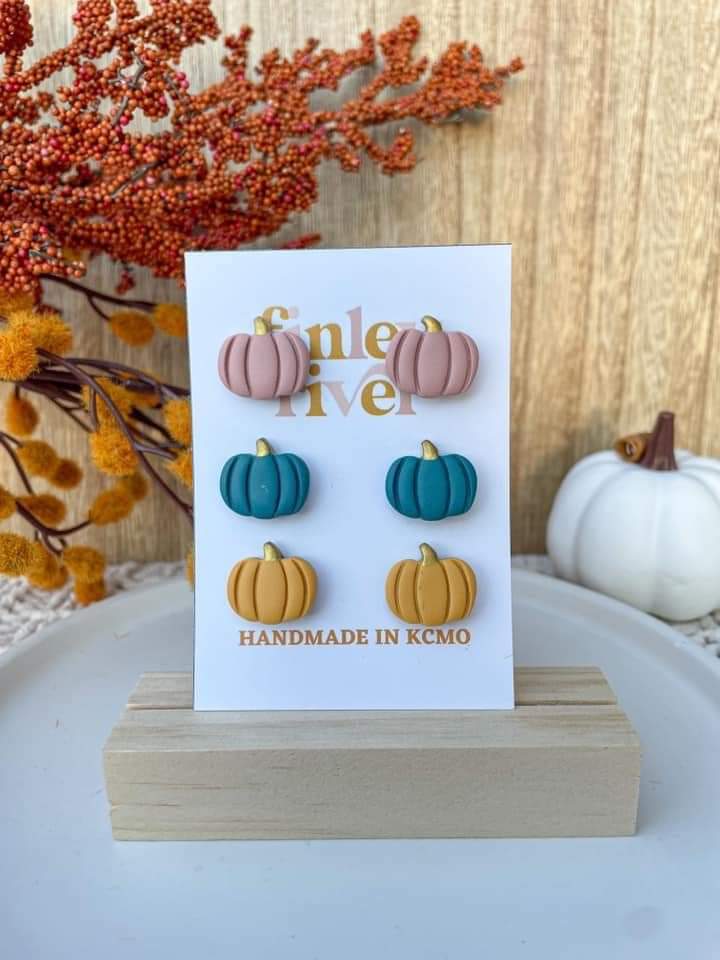 Pumpkin Fall Earrings