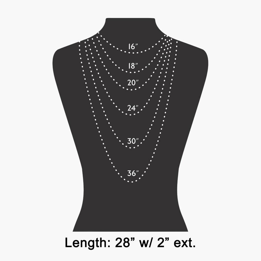 Hammered Gold Disc Chain Necklace