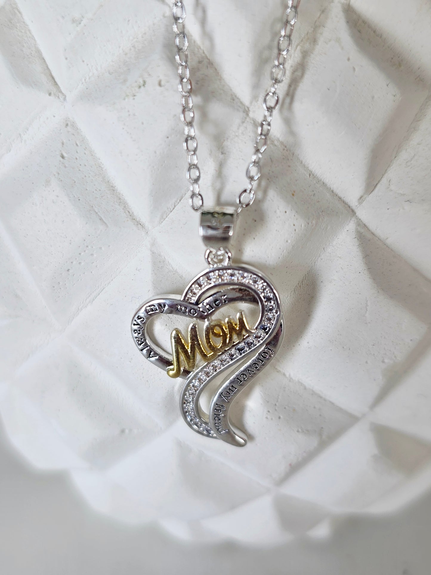 Mom Heart Necklace