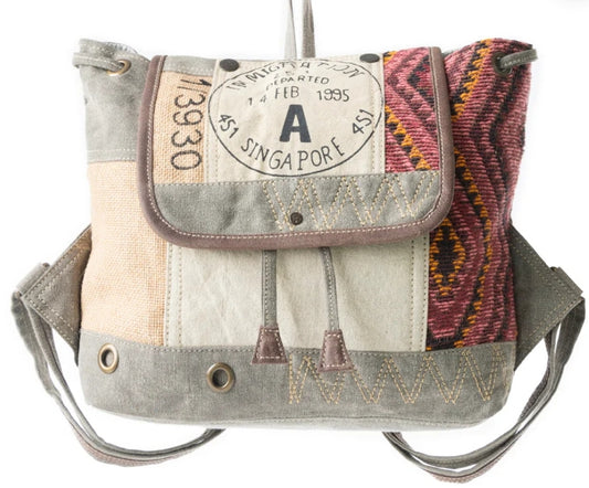 Singapore Port of Call Backpack Bag - Myra