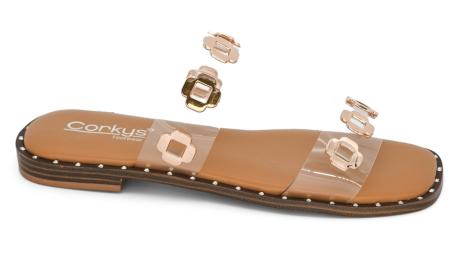 Clear Low Tide Corkys Sandals - Pre-order