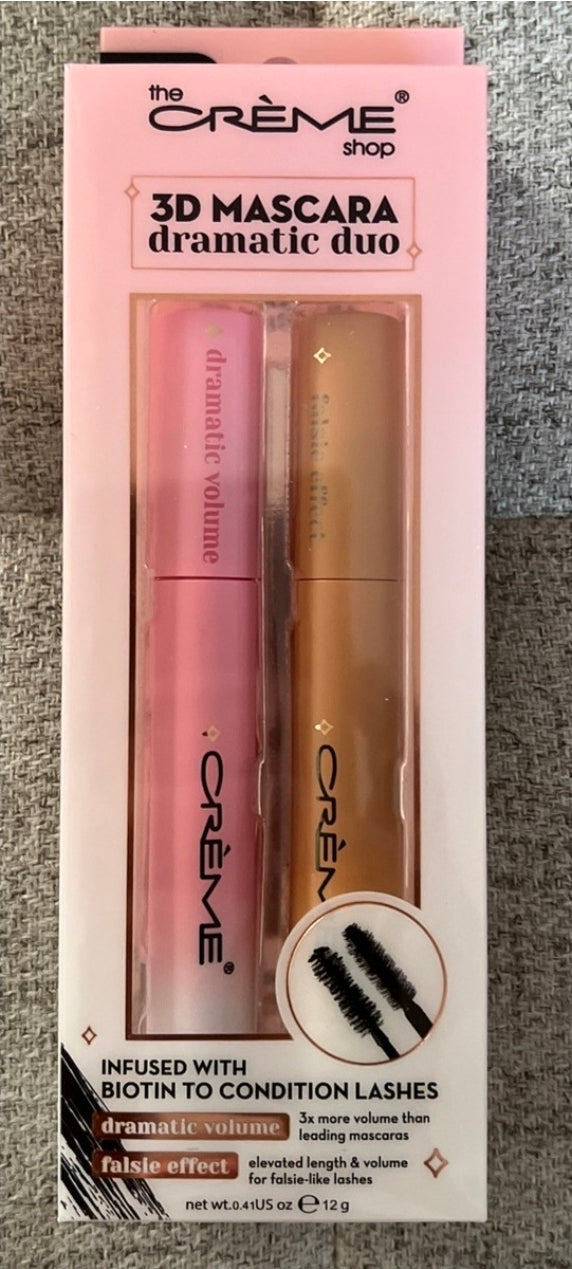Creme Shop 3D Mascara Duo - False Effect & Dynamic Volume