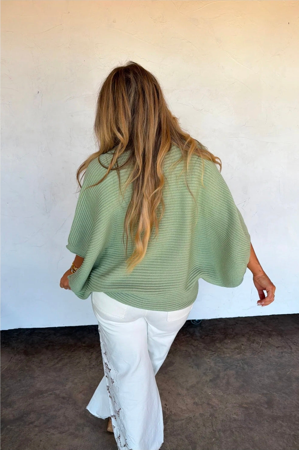 Sage Meg Pullover Poncho Top