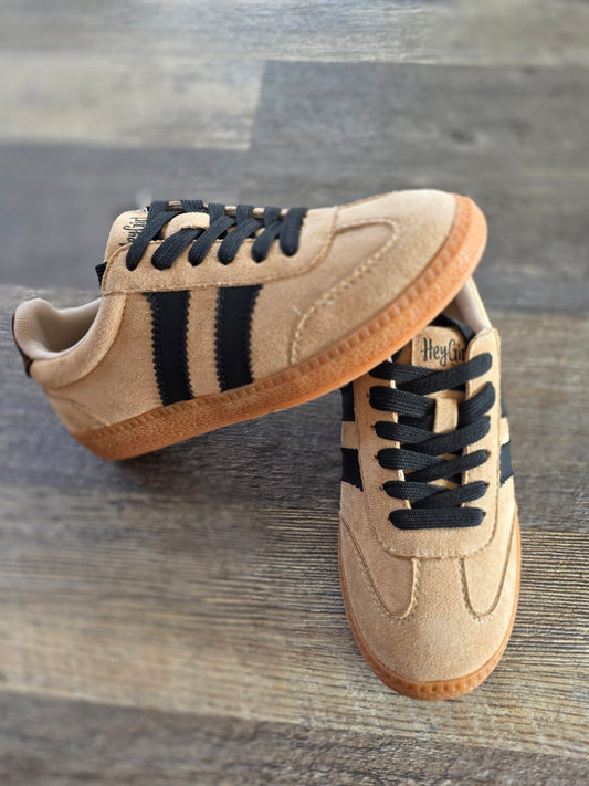 Camel Heads Up Corkys Sneakers