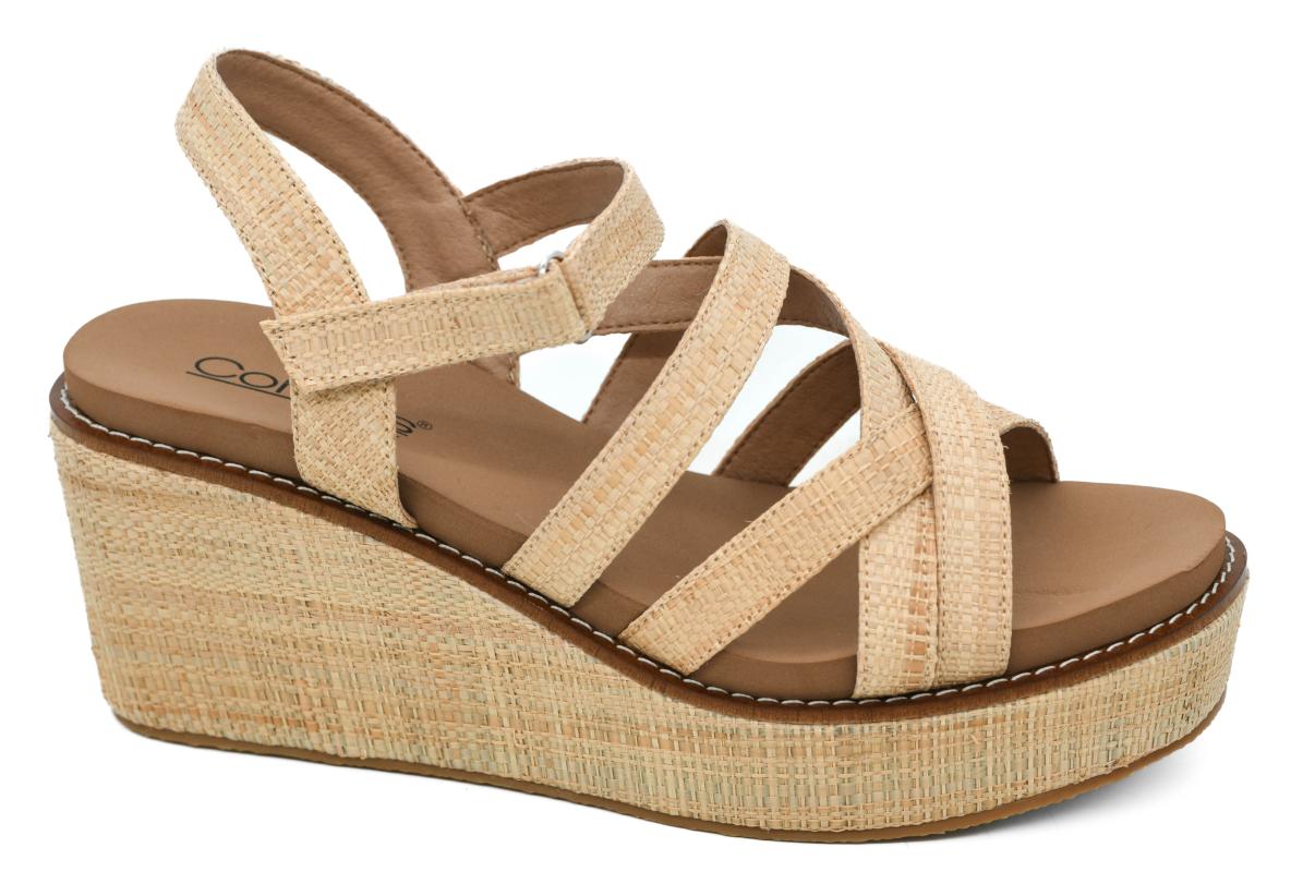 Raffia All Nighter Corkys Sandals - Pre-order