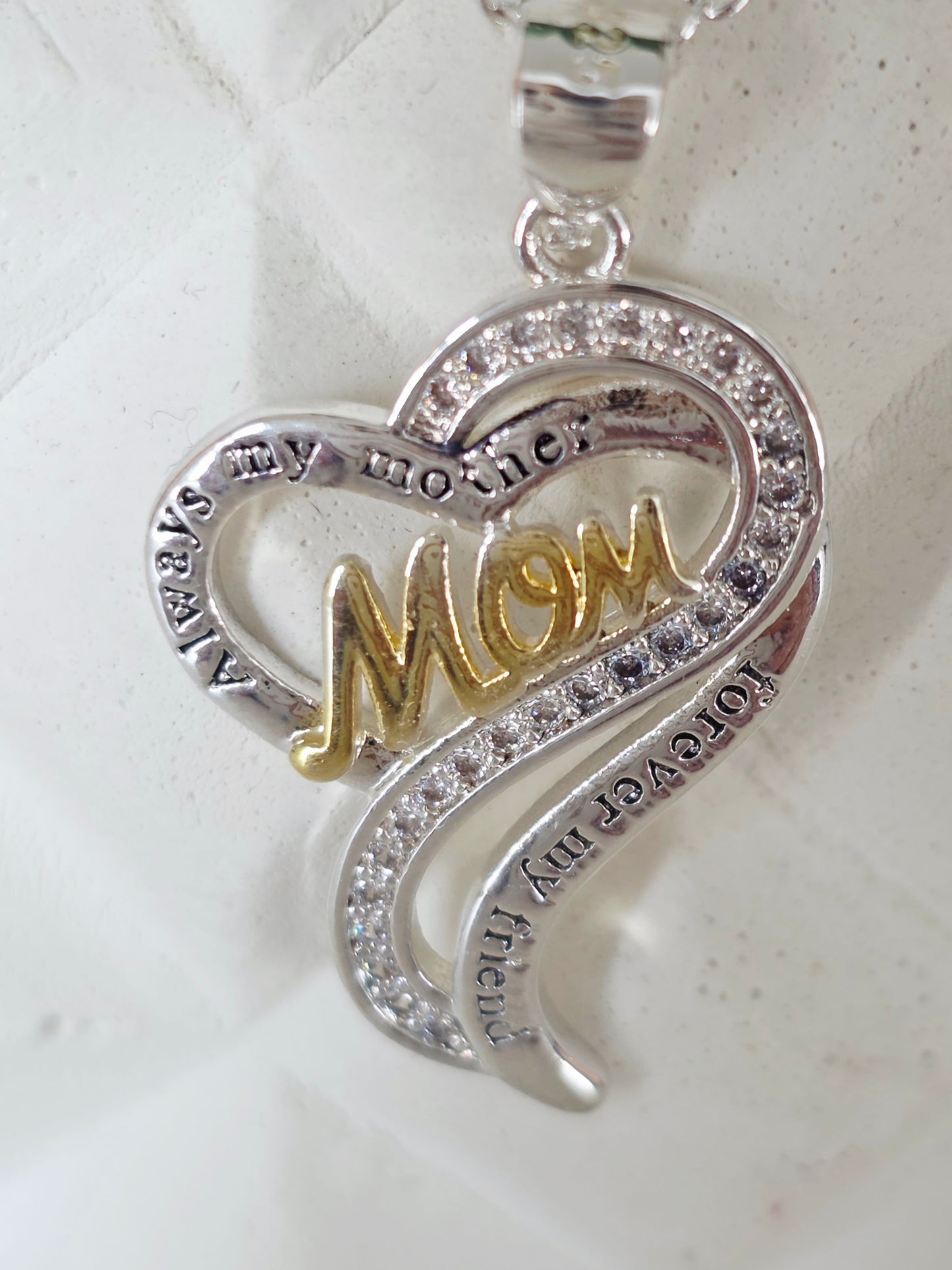 Mom Heart Necklace