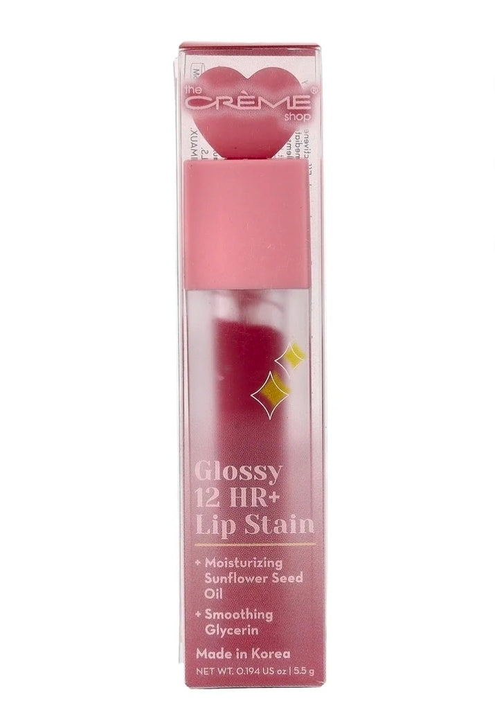 Creme Shop Glossy 12 Hr+ Lip Stain - Wine & Dine