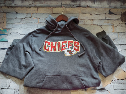 KC Chiefs Sequin Hoodie