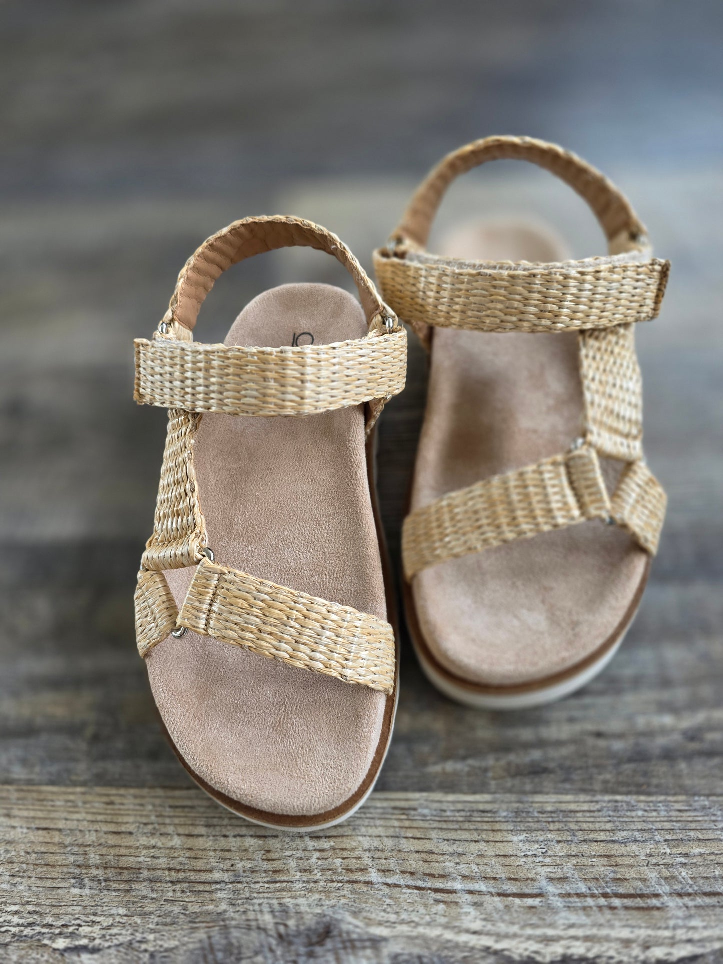 Raffia Give It A Go Corkys Sandals