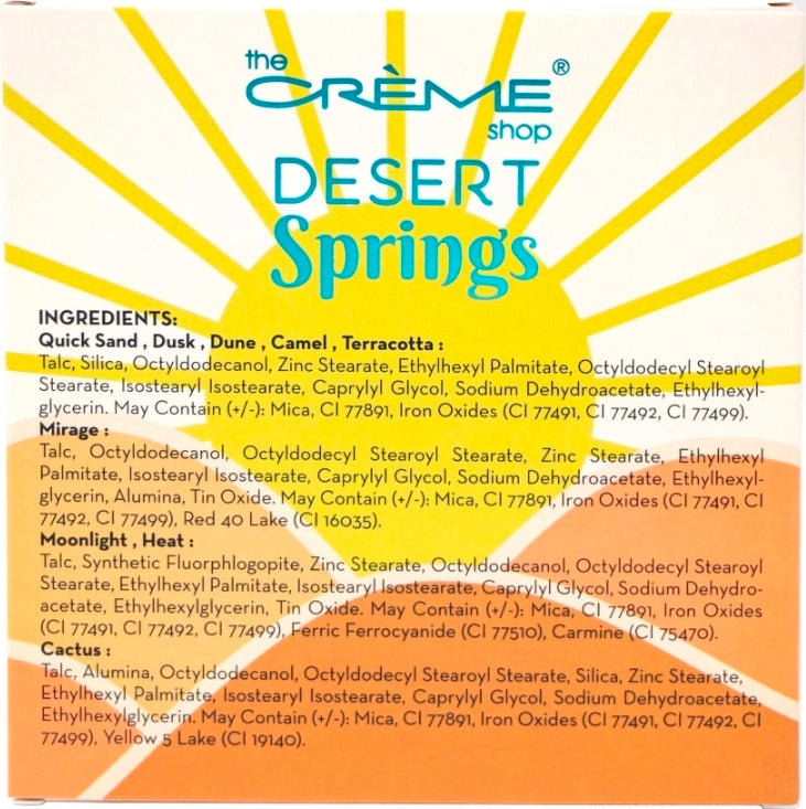 Creme Shop Eyeshadow Palette - Desert Springs