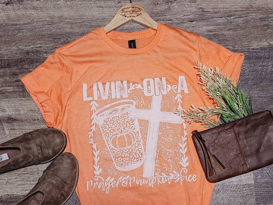 Prayer & Pumpkin Spice T-Shirt