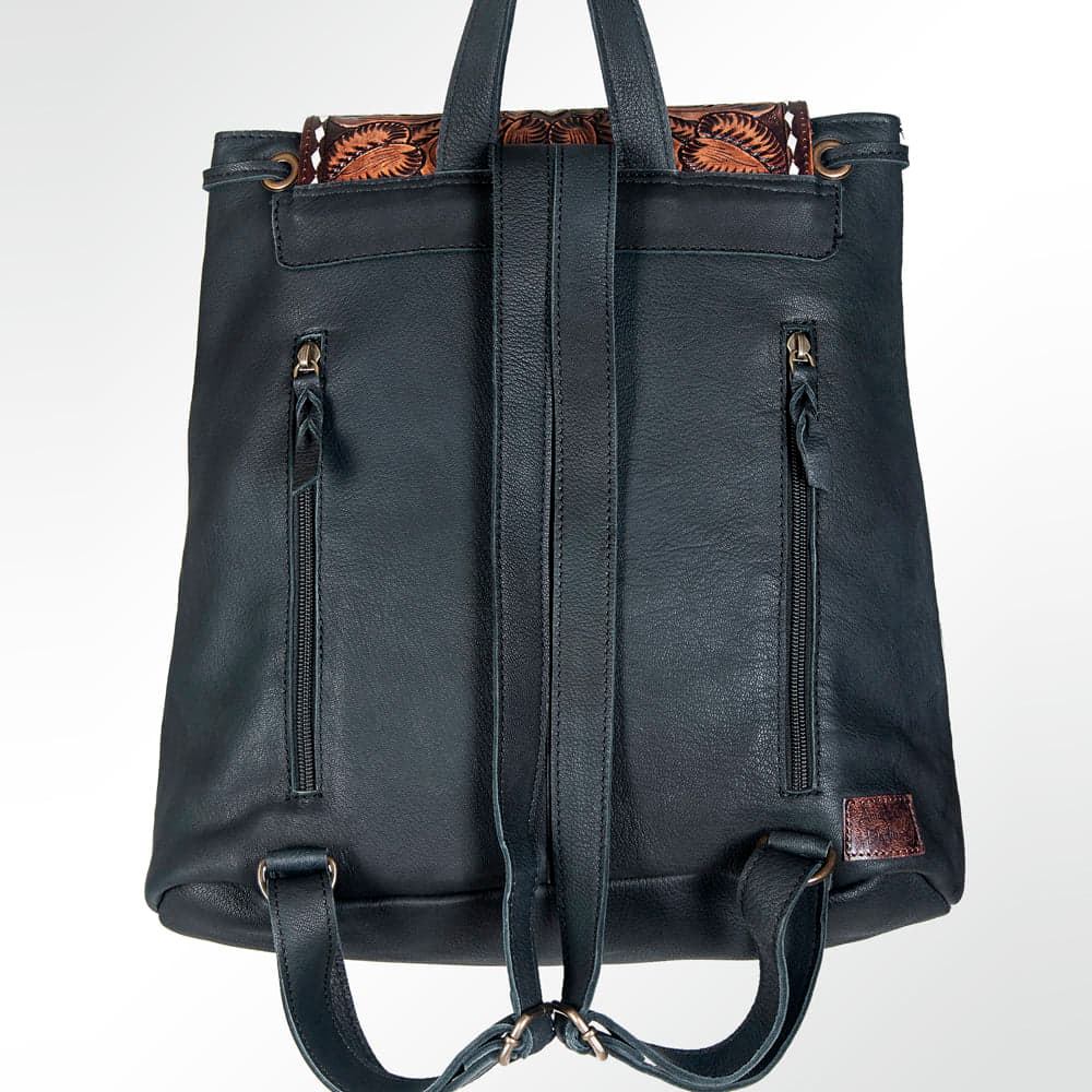 Hairon Hide Hand Tooled American Darling Backpack