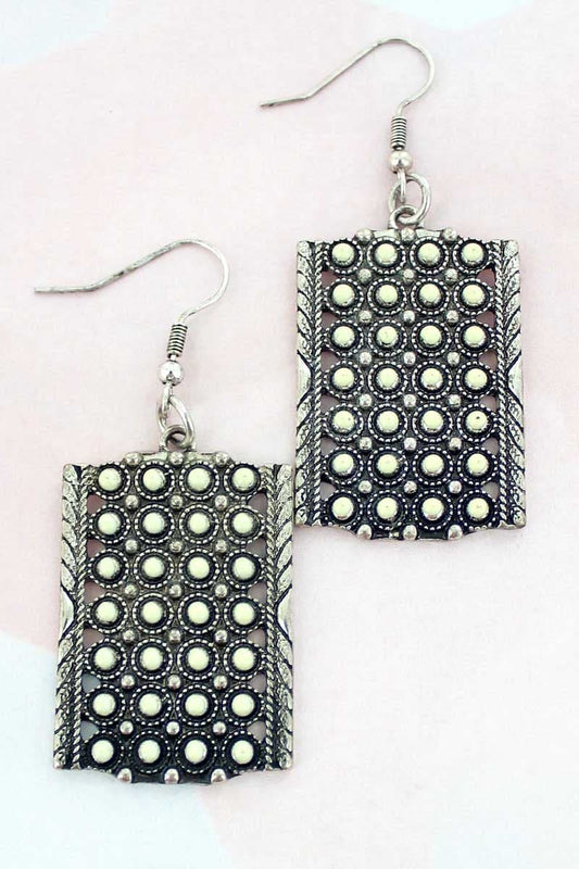 White Ozark Plateau Earrings