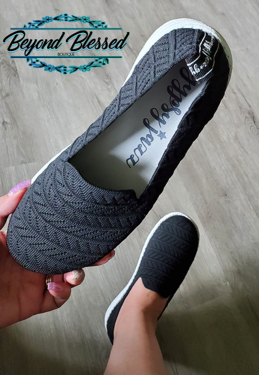 Black Knit Gypsy Jazz Shoes