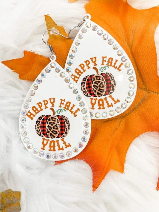 Happy Fall Yall Earrings