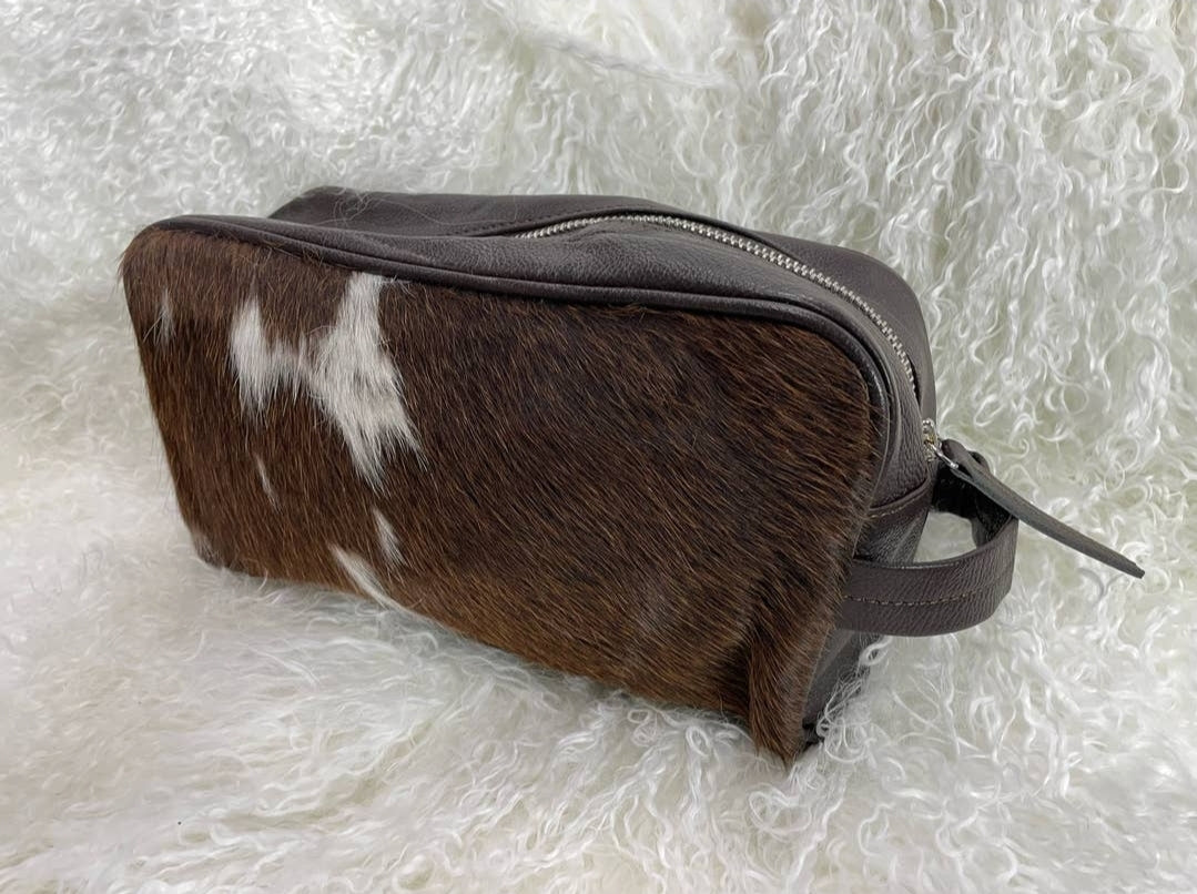 Cowhide Toiletry Bag