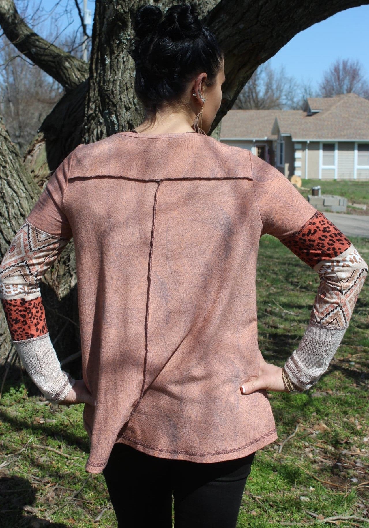 Rust Color Block