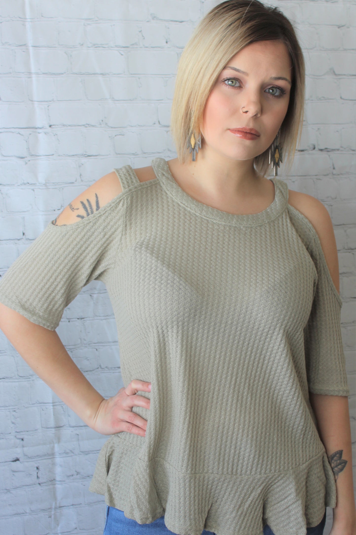 Sage Cold Shoulder